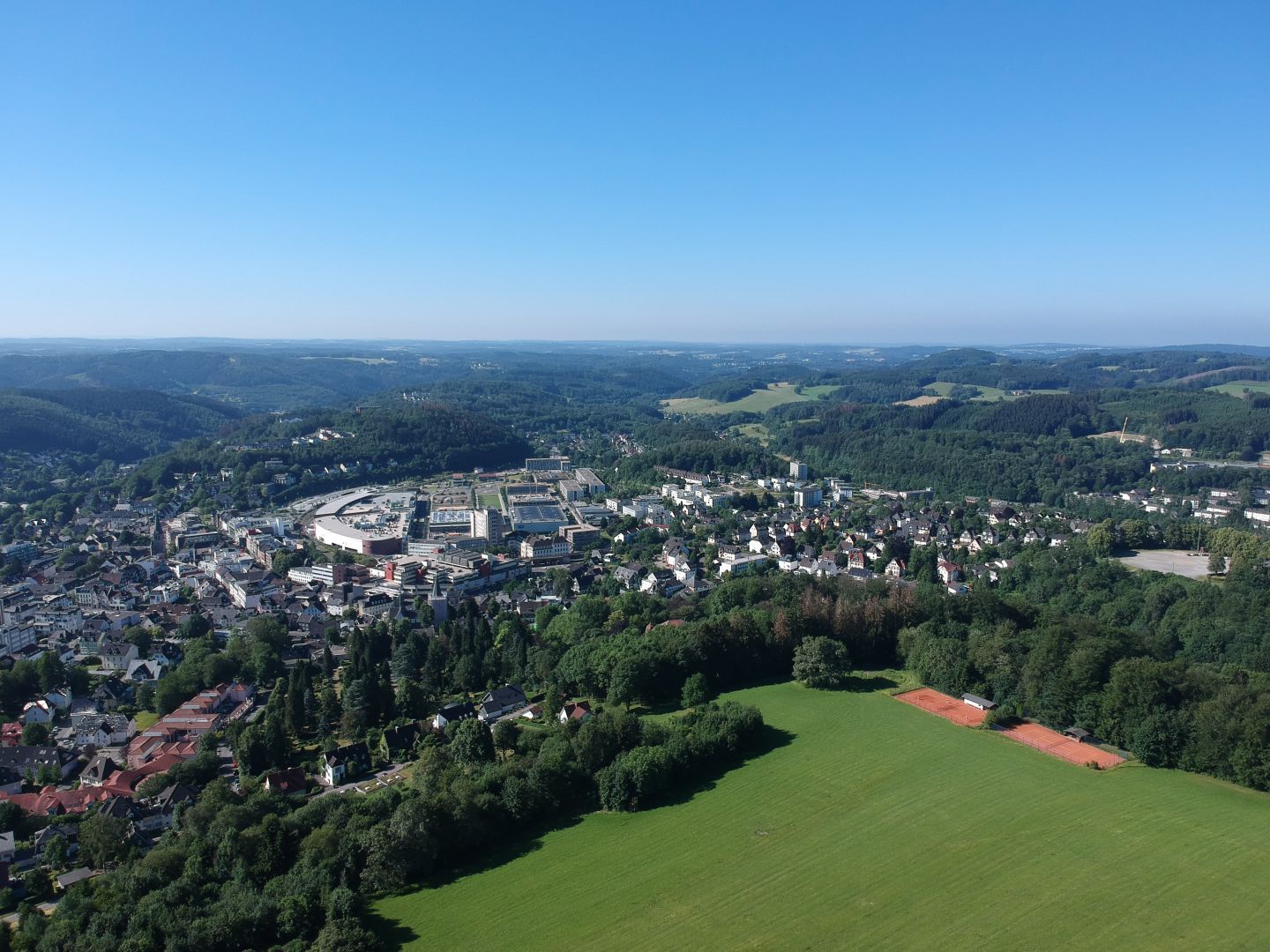 Luftbild Gummersbach Stadtansicht
